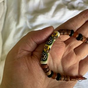 Unique beaded necklace. Bought in Senegal, beads from Ghana. Excellent shape.